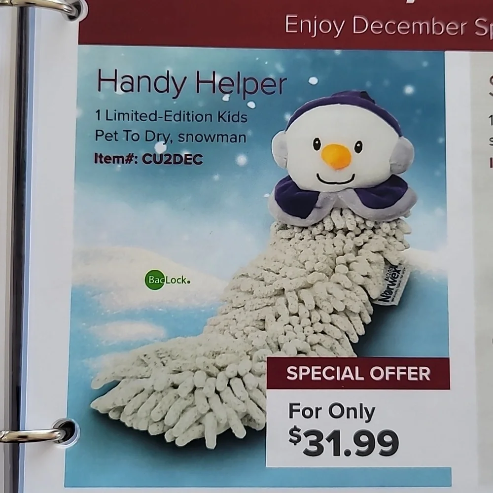 Norwex Pet to Dry Snowman and Foaming Hand Wash